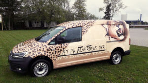 Bildekoration, autoreklamer, Folirindpakning, Fuld foliering